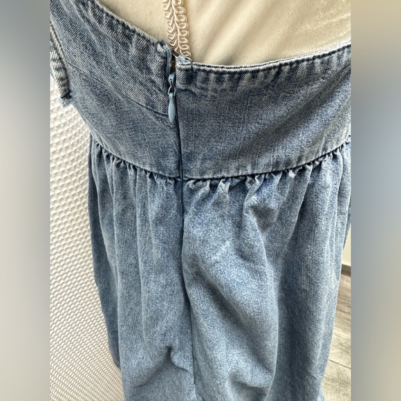 Lulu's Blue Denim Dress - Picture 3 of 4